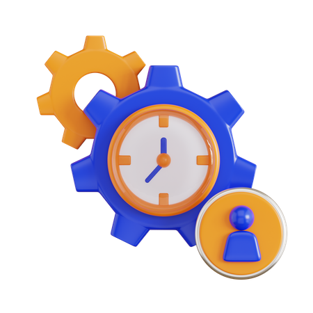 Time Management  3D Icon