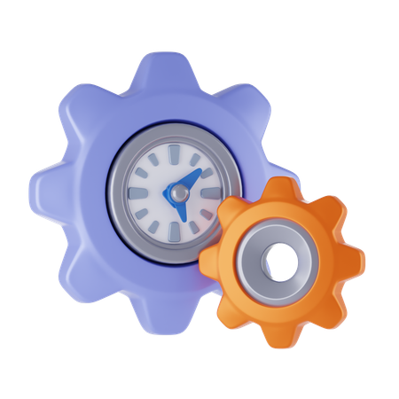 Time Management  3D Icon