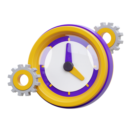 Time Management  3D Icon