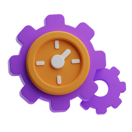 Time Management  3D Icon