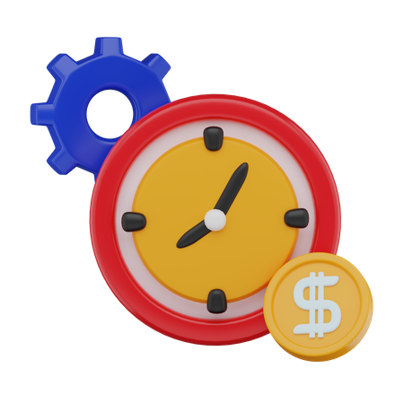 Time Management  3D Icon