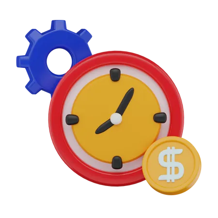 Time Management  3D Icon