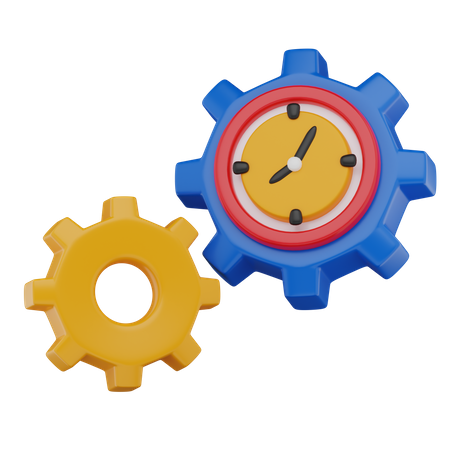 Time Management  3D Icon