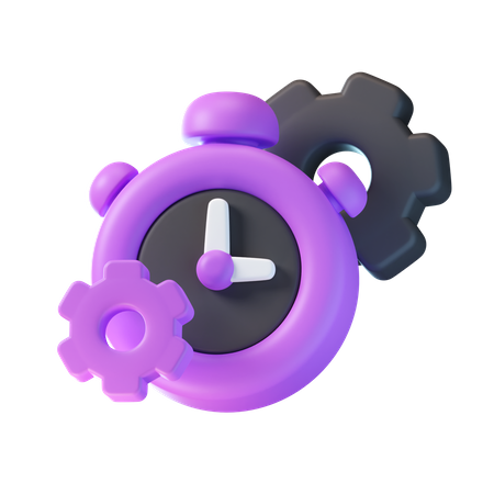 Time Management  3D Icon