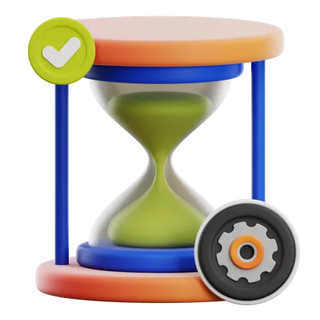 TIME MANAGEMENT  3D Icon