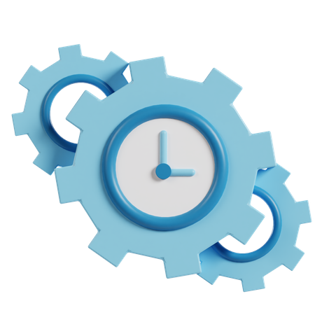 Time Management  3D Icon