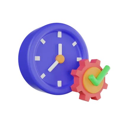 Time Management  3D Icon