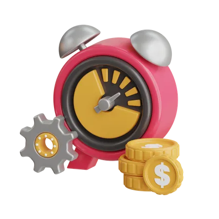 Time Management  3D Icon