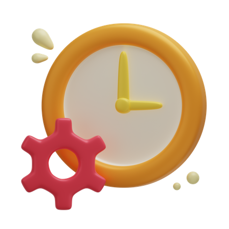 Time Management  3D Icon