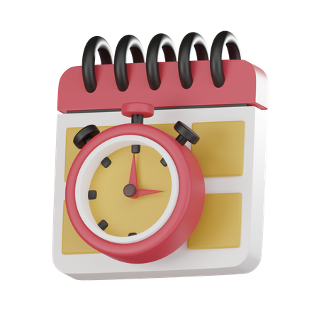 Time Management  3D Icon