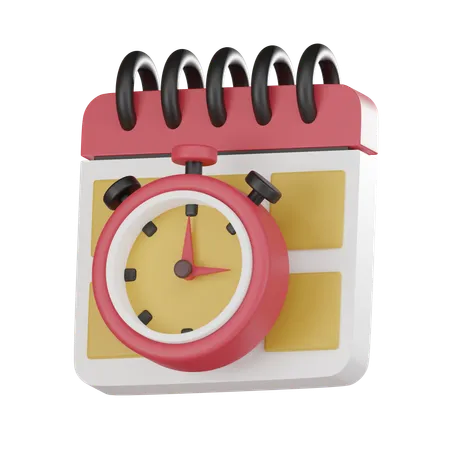 Time Management  3D Icon