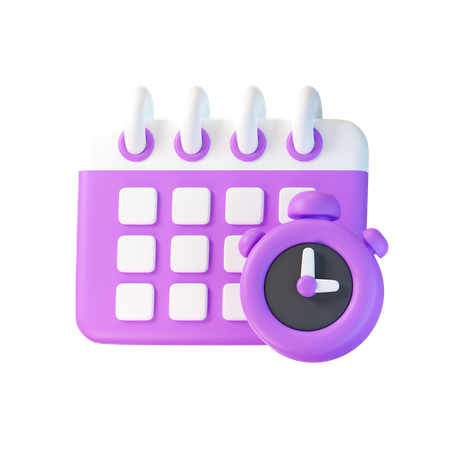 Time Management  3D Icon