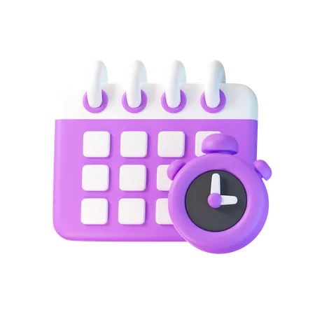 Time Management  3D Icon