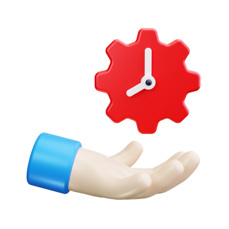 Time Management  3D Icon