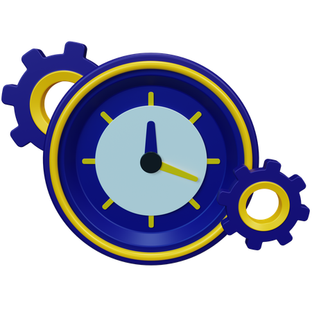 Time Management  3D Icon