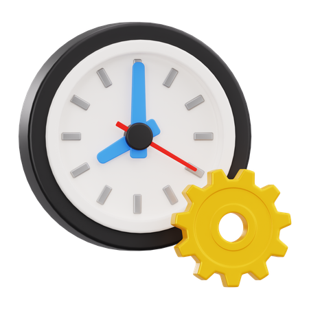 Time management  3D Icon