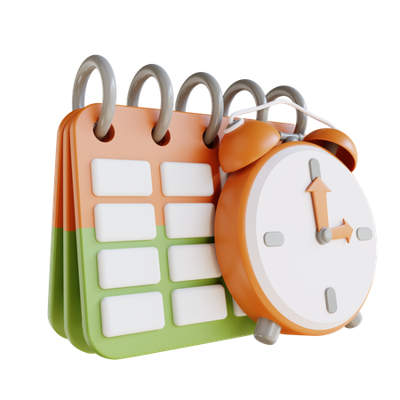 Time Management  3D Icon
