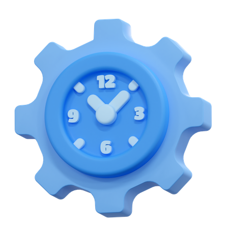 Time management  3D Icon