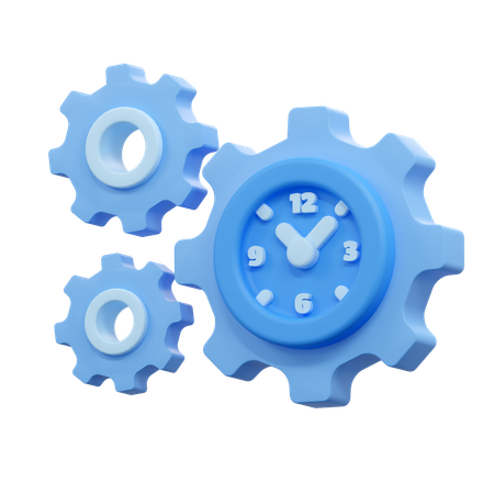 Time management  3D Icon