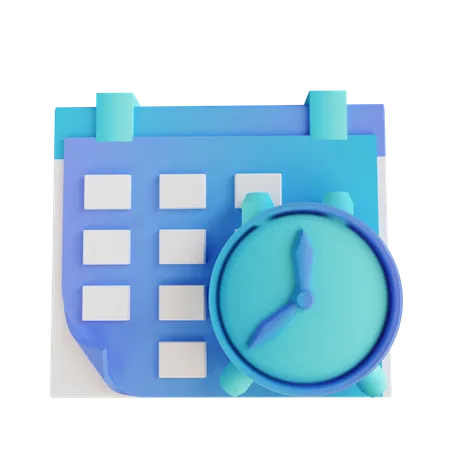 Time Management  3D Illustration