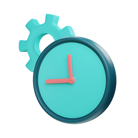 Time Management  3D Illustration