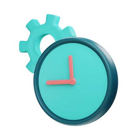 Time Management  3D Illustration