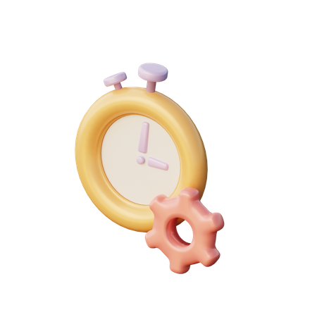 Time Management  3D Illustration