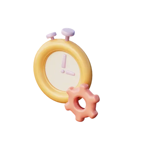 Time Management  3D Illustration