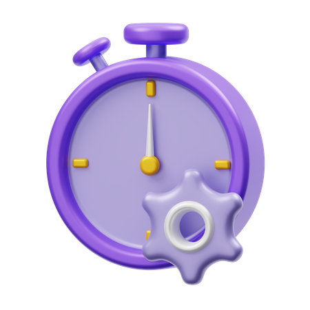 Time Management  3D Illustration