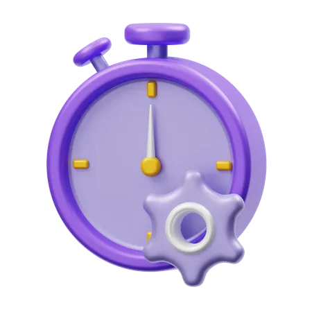 Time Management  3D Illustration