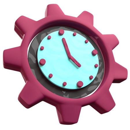 Time Management  3D Illustration