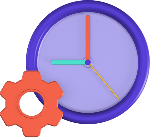 Time Management  3D Icon