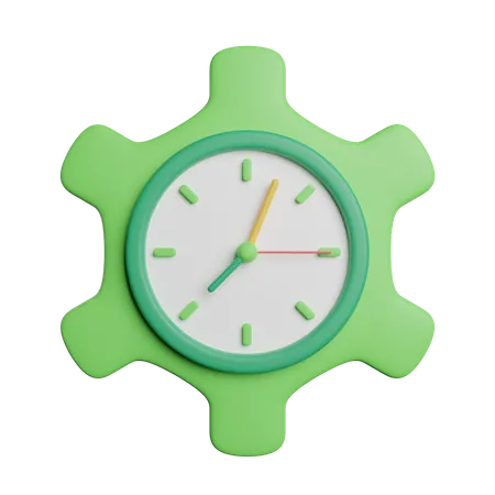 Time Management Schedule 3D Icon