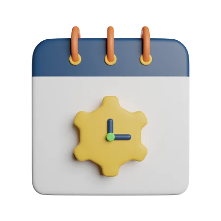Time Management Date 3D Icon