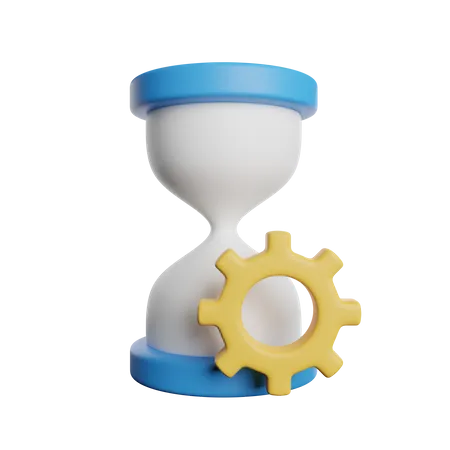 Time Management Strategy  3D Icon