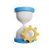 3d time management strategy logo