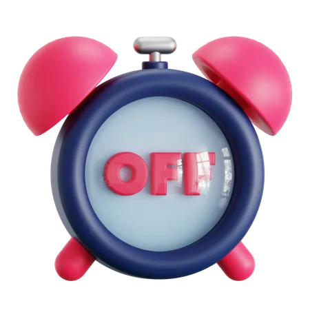 Time Off  3D Icon