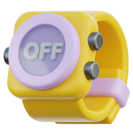 Time Off  3D Icon