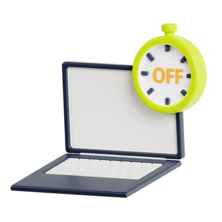 Time Off  3D Icon