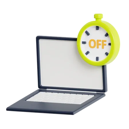 Time Off  3D Icon