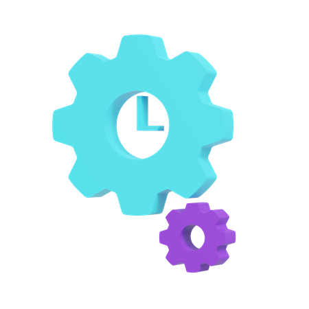 Time Optimization  3D Icon