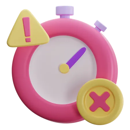 Time Out 3 D Time Management 3D Icon