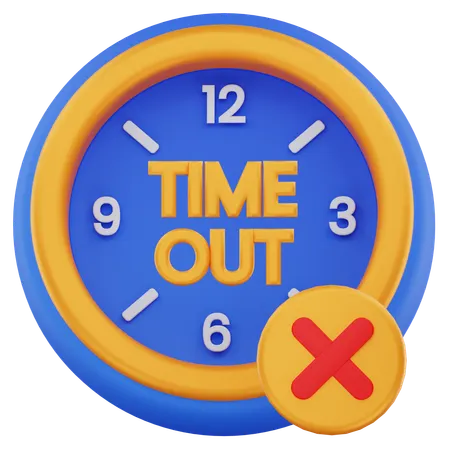 Time Out  3D Icon
