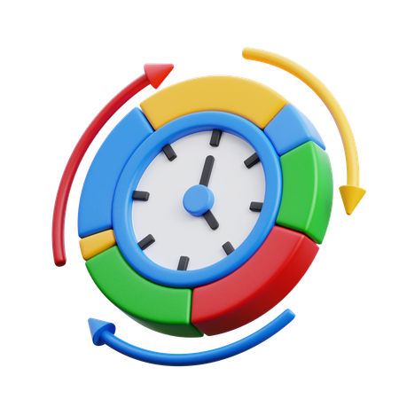 Time planning  3D Icon