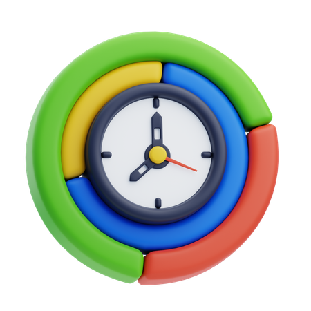 Time Planning  3D Icon