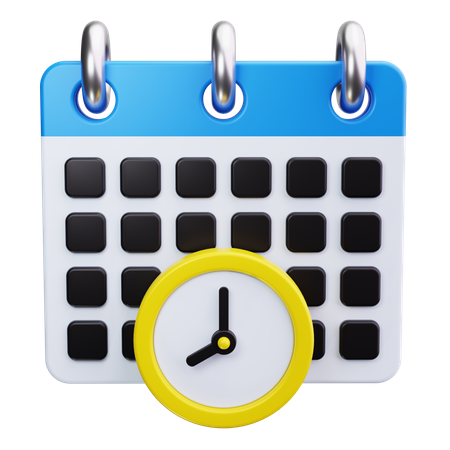 Time Planning  3D Icon