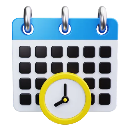 Time Planning  3D Icon