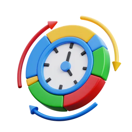 Time planning 3D Icon