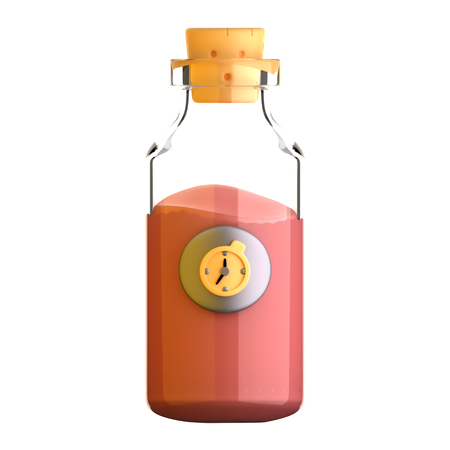 Time potion 3D Icon