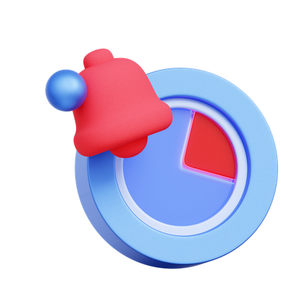 Time Reminder Notification  3D Icon